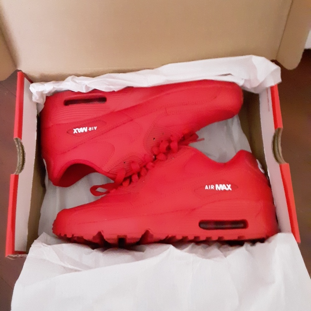 Red Nike Air Max 90s